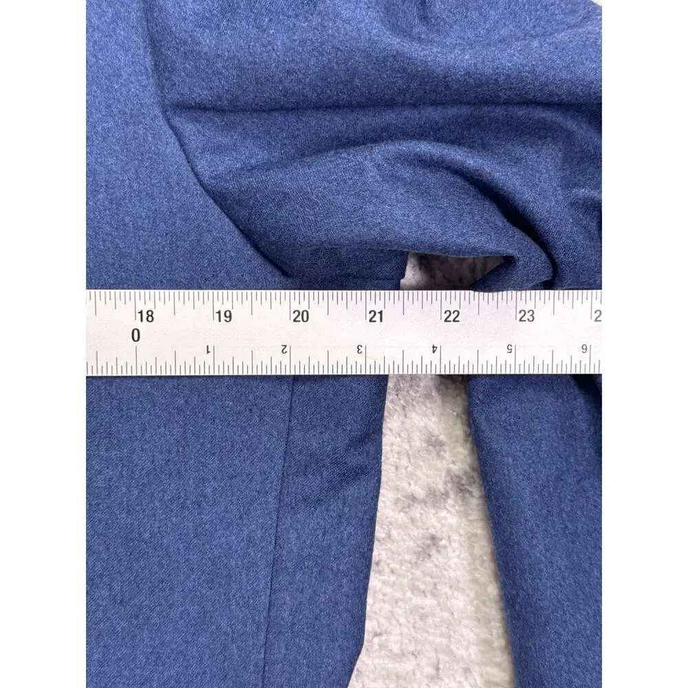 J Crew Ludlow Blazer 42L Mens Blue Italian Wool Flannel Suit Sport Jacket